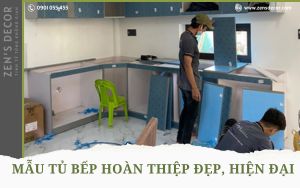 Những Mẫu Tủ Bếp Đẹp, Hiện Đại Đã Hoàn Thiện Phù Hợp Với Mọi Nhà